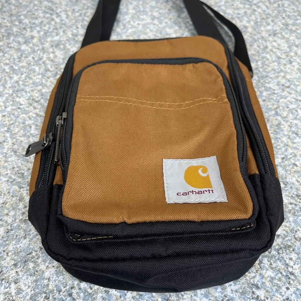 Carhartt Crossbody Zip Bag B000030520199 Brown Canvas Utility Shoulder Bag